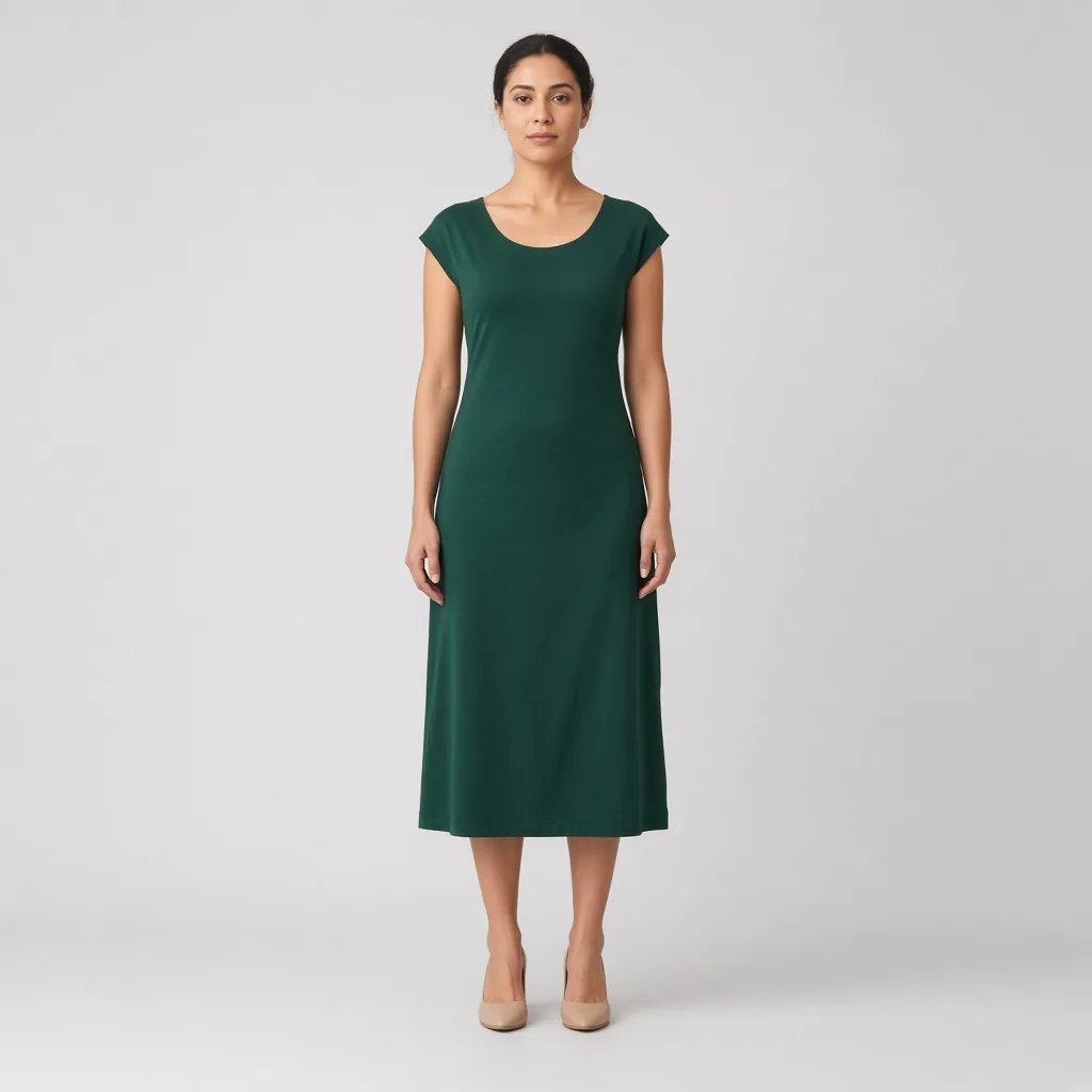 Square neck dress