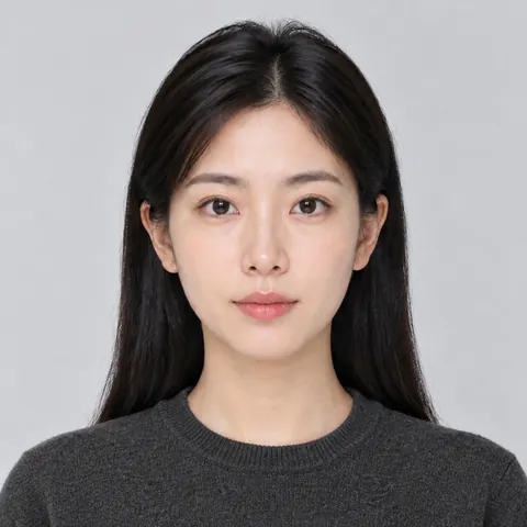 Charcoal Crewneck Professional ID Portrait