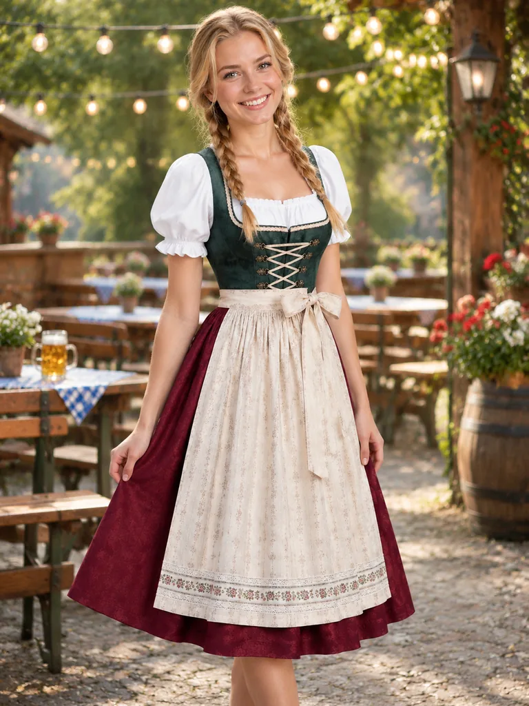 Traditional Dirndl Festival Look