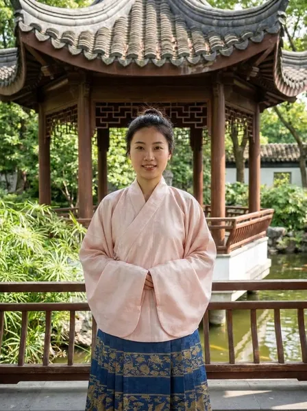 宋制織金馬面裙國風雅韻漢服