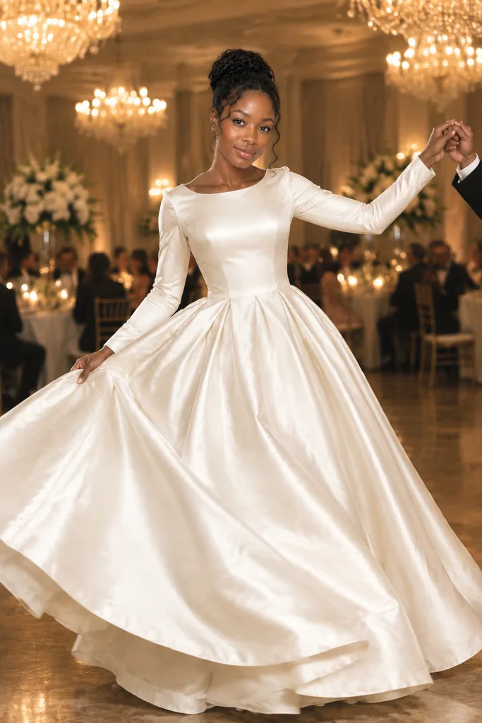 AI First-Dance Wedding Ballroom Gown