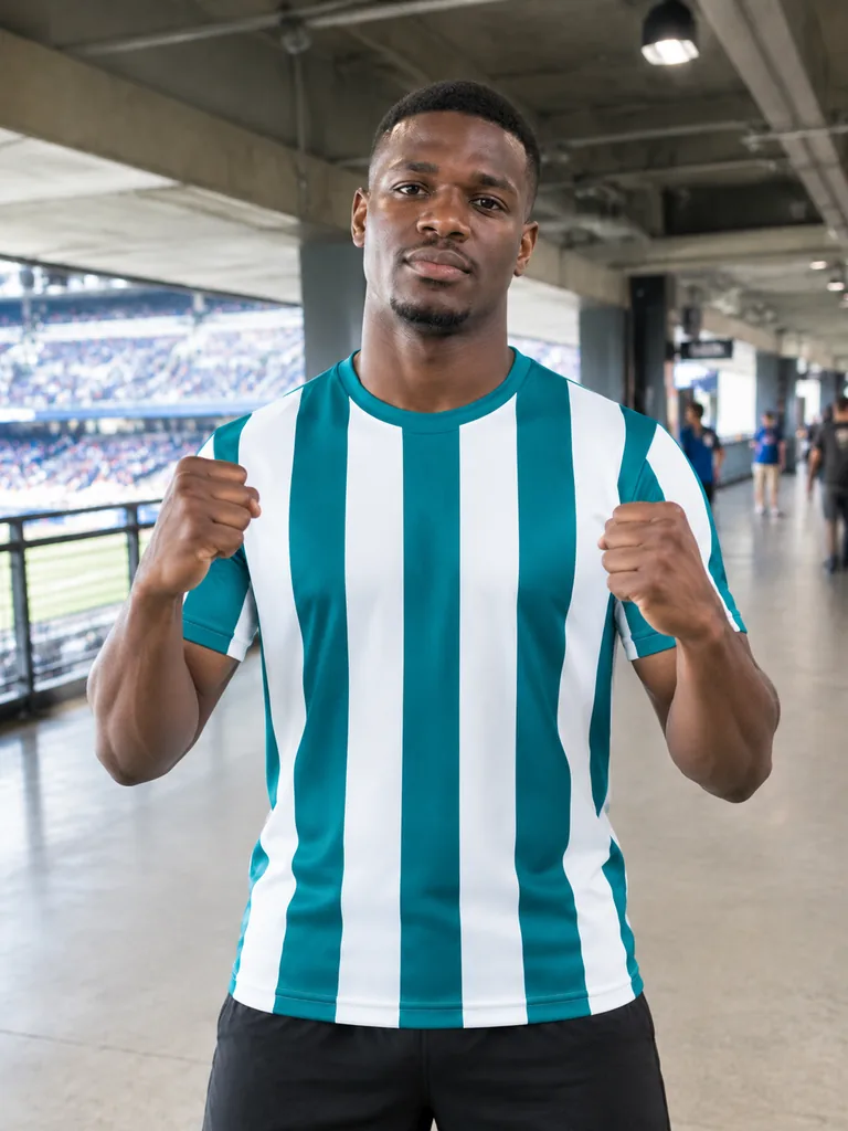Game-Day Striped Fan Jersey