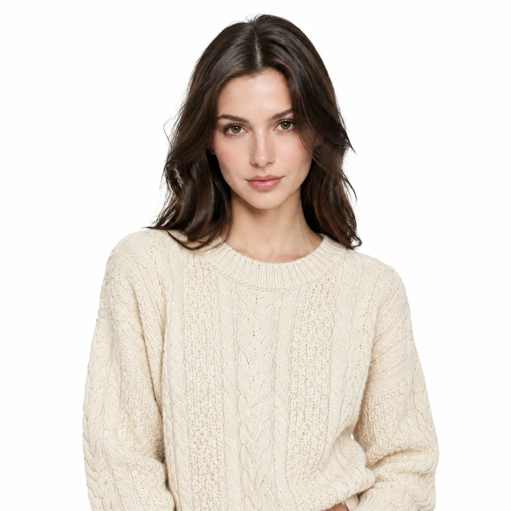 Knit Sweater E-commerce Studio Try-On
