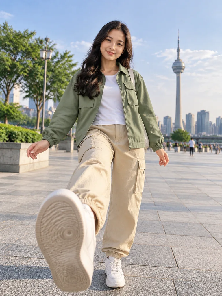 低角度鞋前景旅行造型