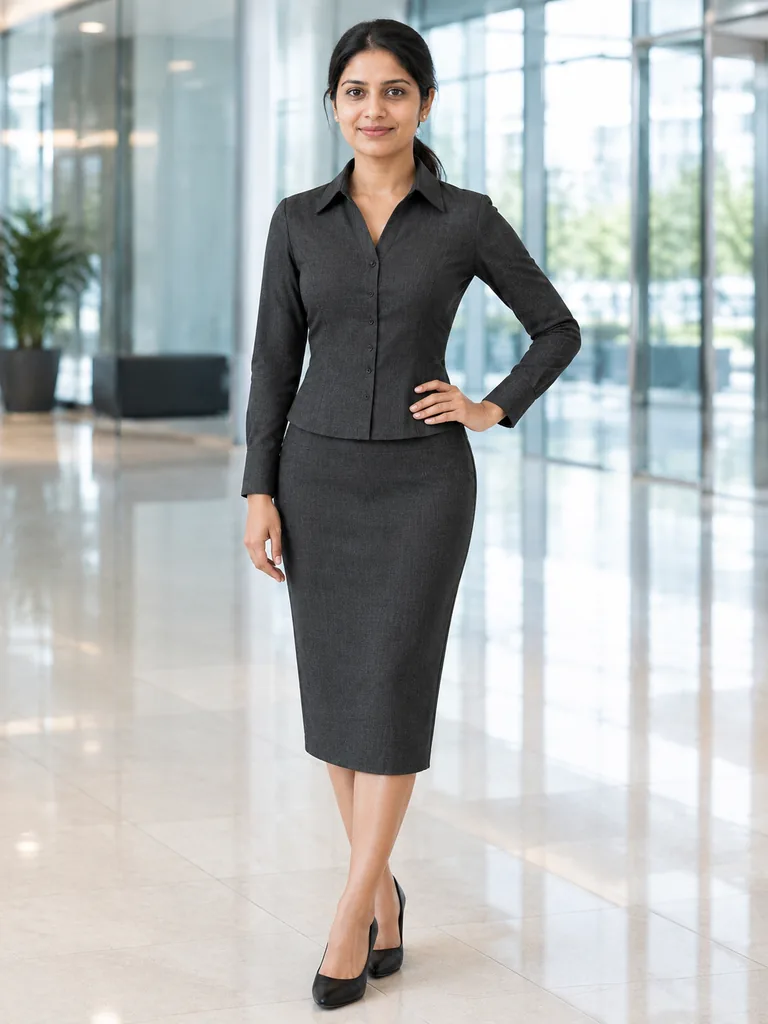 Office Siren Pencil-Skirt Set